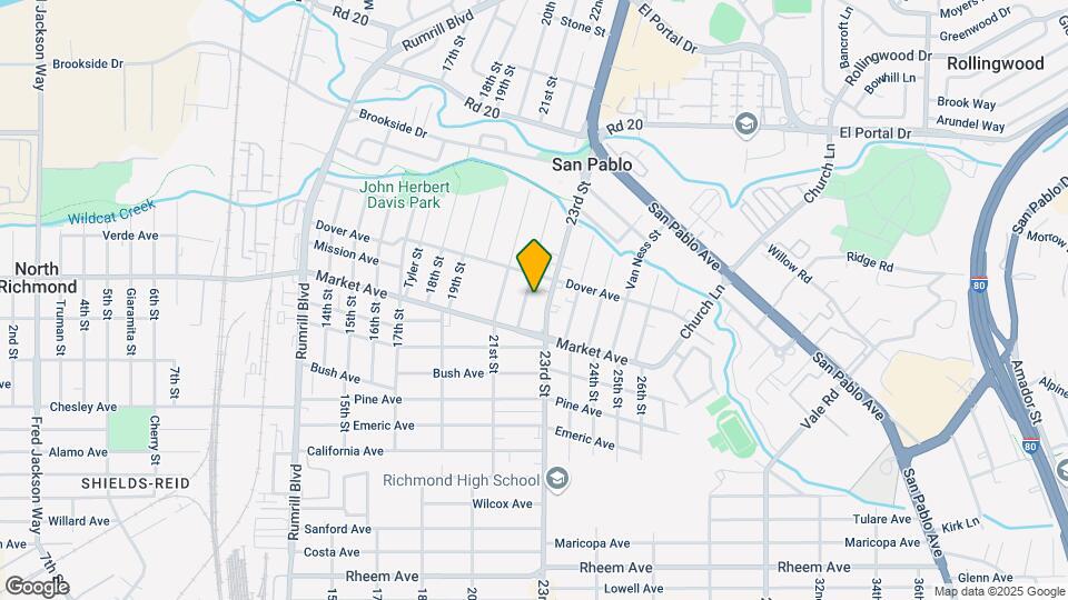 1858 22nd St Map and Location Details