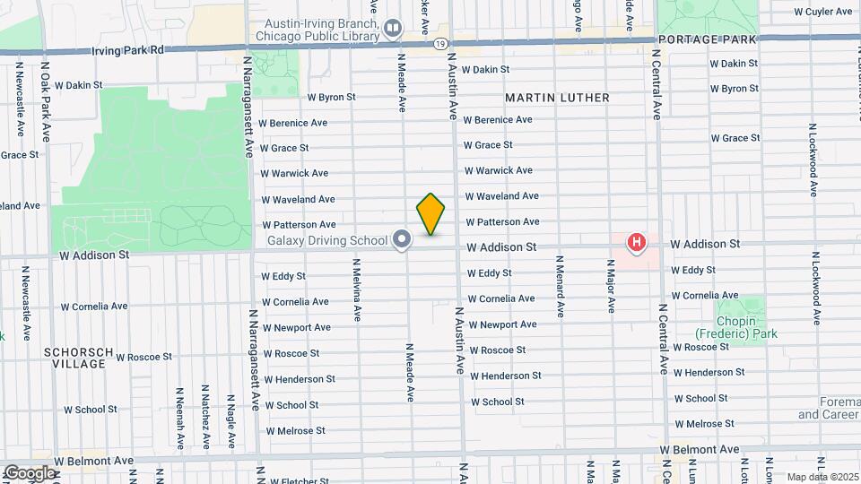 6030 W Addison St Map and Location Details