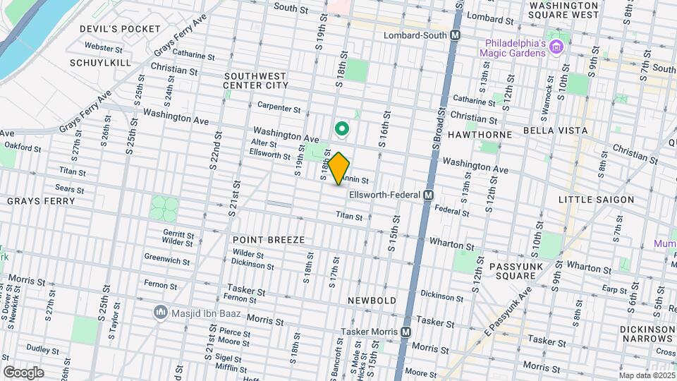 1710 Federal St Mapa y Detalles de la Ubicación