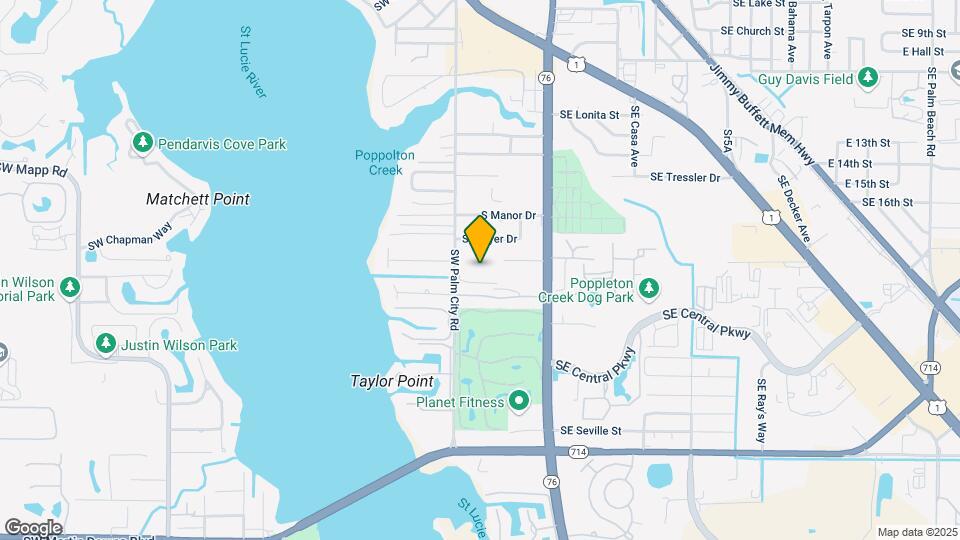 1851 SW Palm City Rd Map and Location Details
