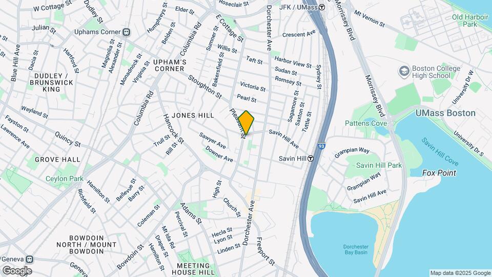 92 Pleasant St Map and Location Details