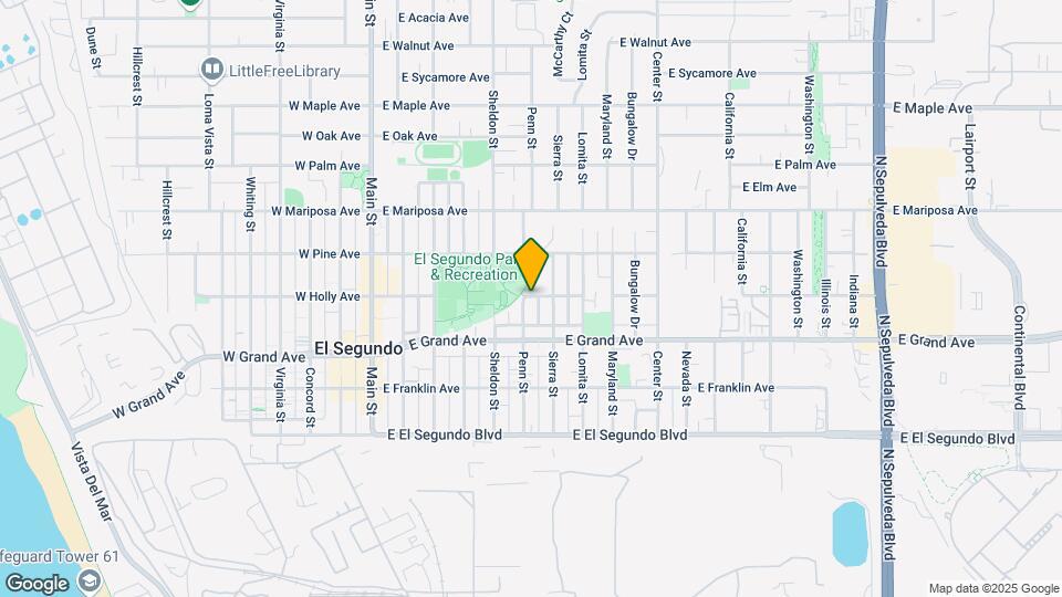608 E Holly Ave Mapa y Detalles de la Ubicación