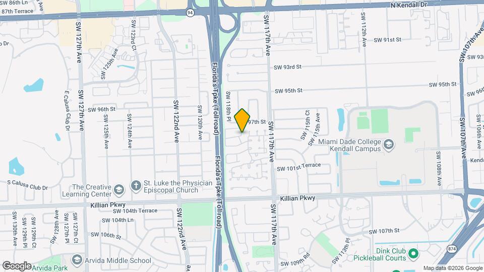 9879 SW 118th Pl Map and Location Details