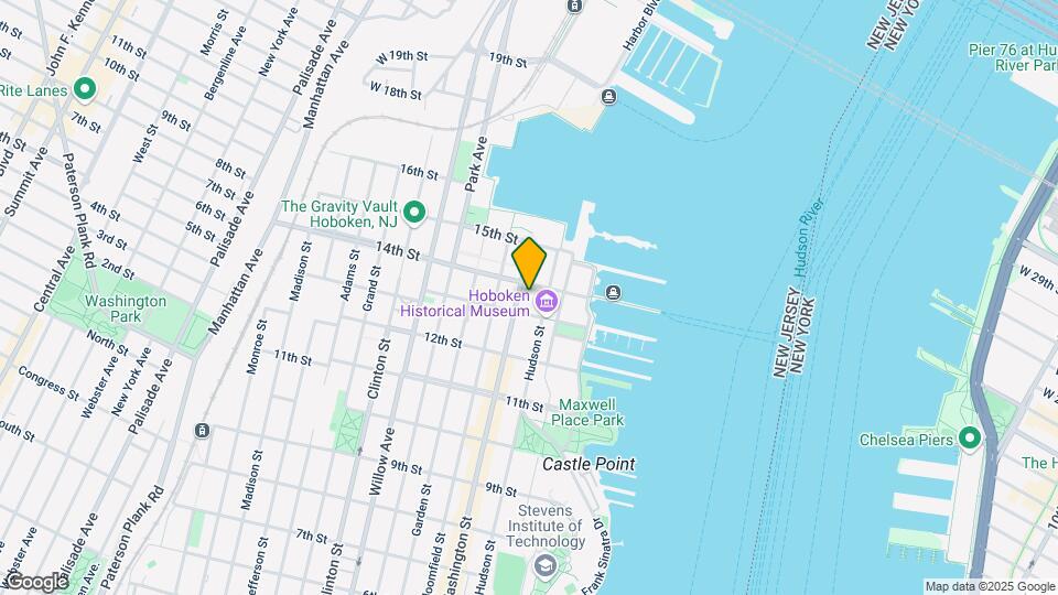 1315 Washington St Map and Location Details