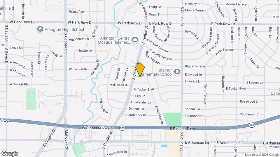 408 E Inwood Dr Map and Location Details