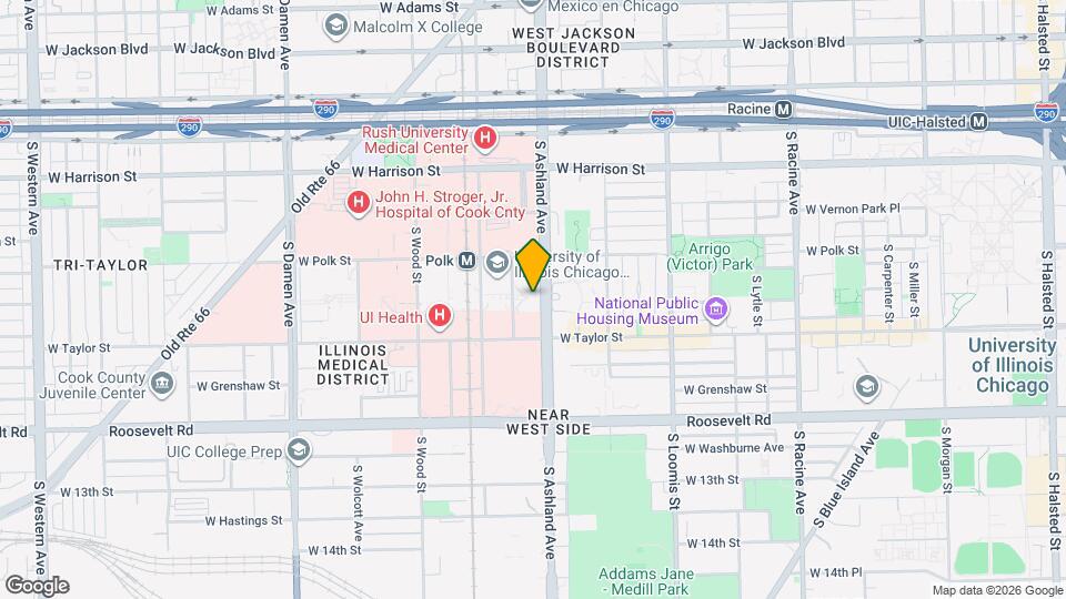 900 S Ashland Ave Map and Location Details