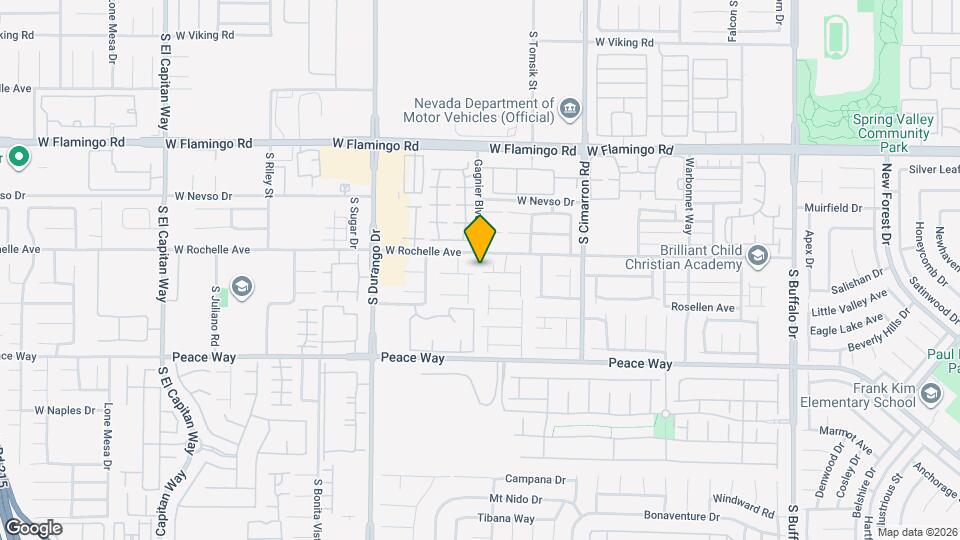 8388 Caldera Hls Ave Map and Location Details