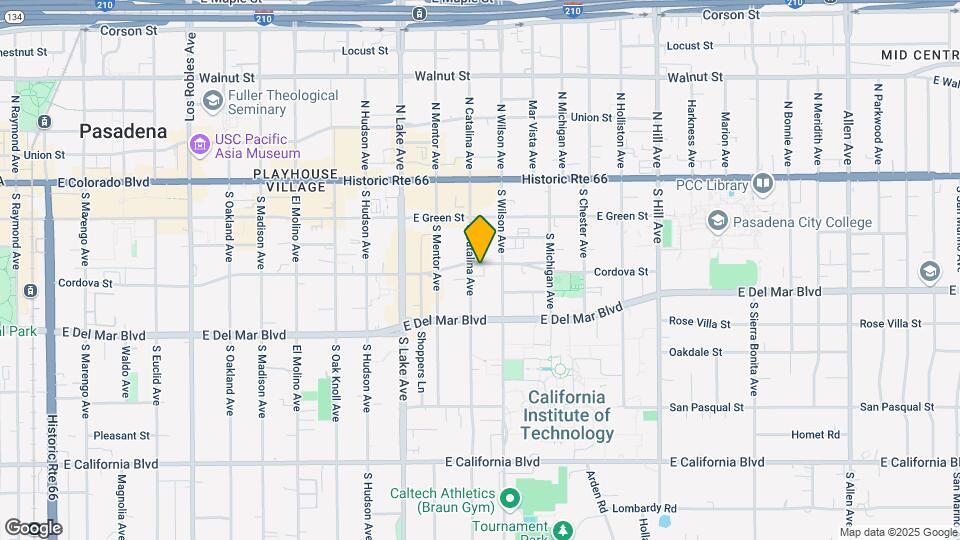 180 S Catalina Ave Map and Location Details
