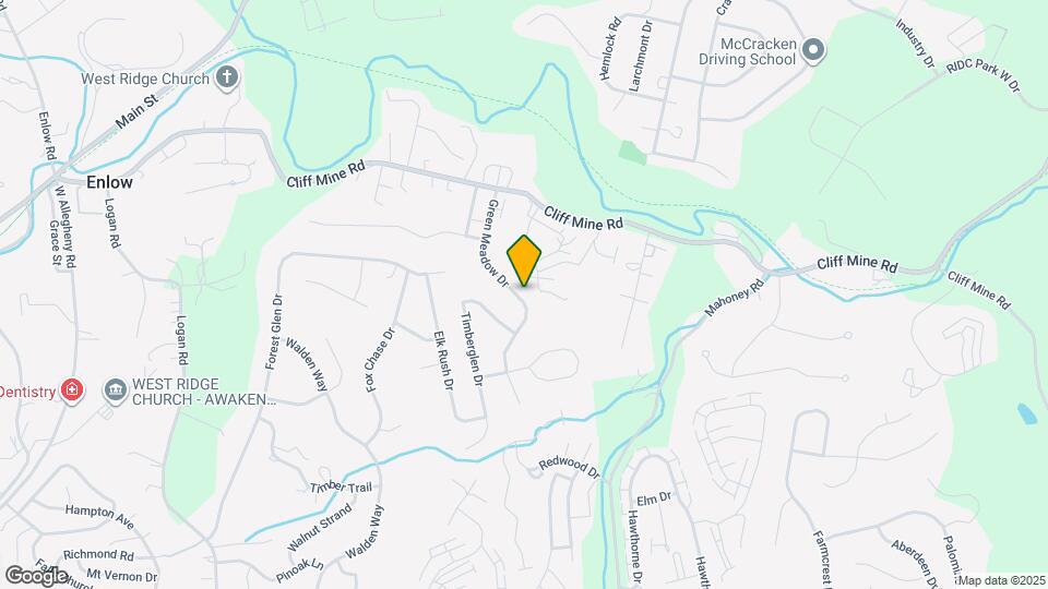 7324 Green Meadow Dr Map and Location Details