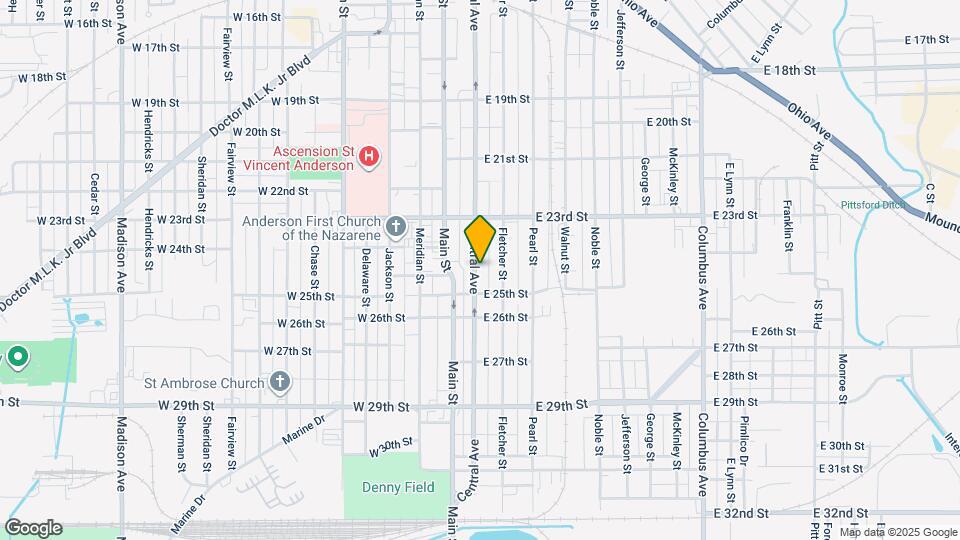 2420 Central Ave Map and Location Details