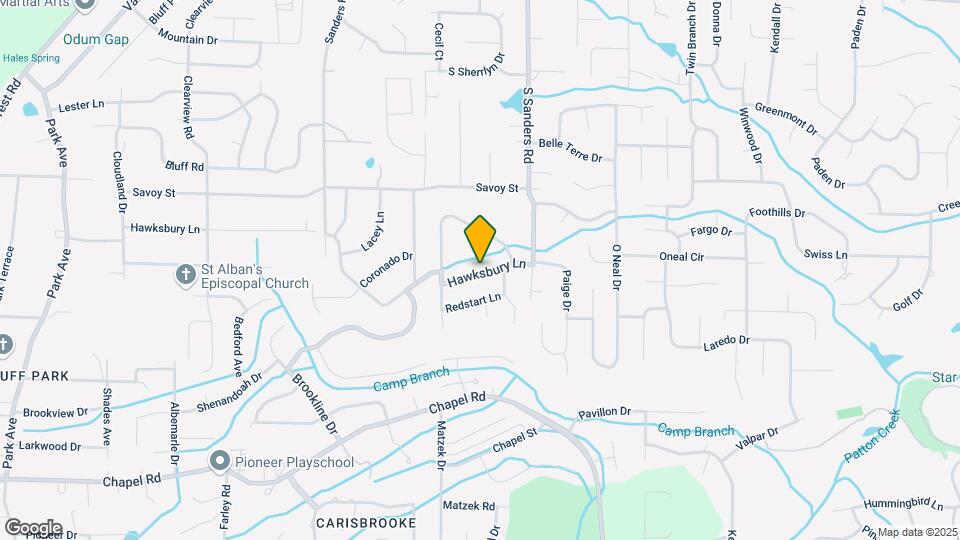 2519 Hawksbury Ln Map and Location Details