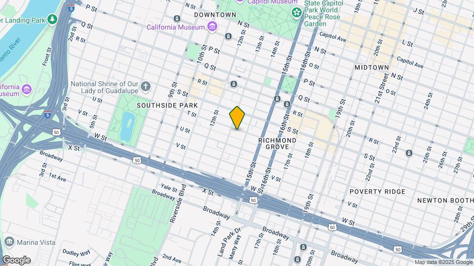 1312 T St Mapa y Detalles de la Ubicación