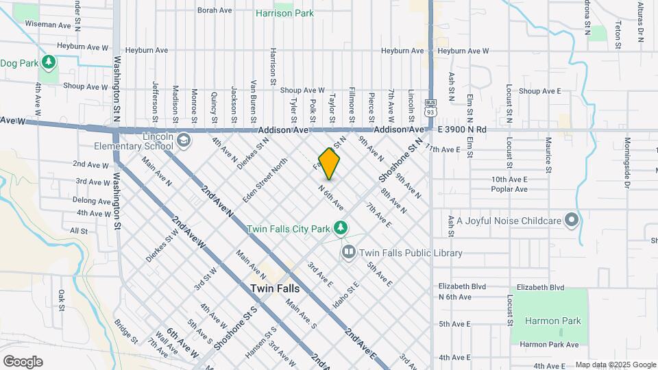 212 N 6th Ave Map and Location Details