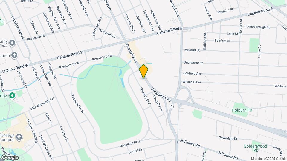 4065 Dougall Av Map and Location Details