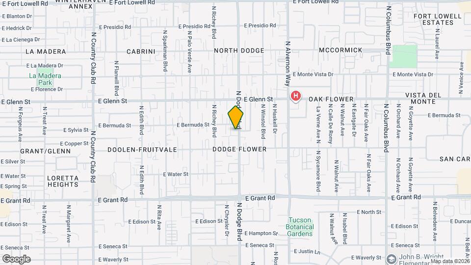 2645 N Dodge Blvd, Unit 3 Mapa y Detalles de la Ubicación