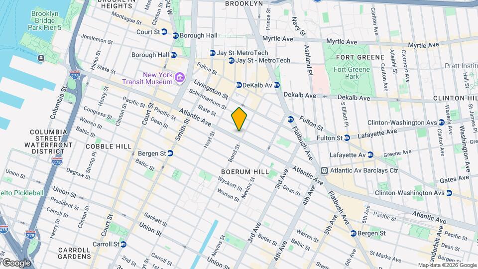 393 Atlantic Ave Map and Location Details