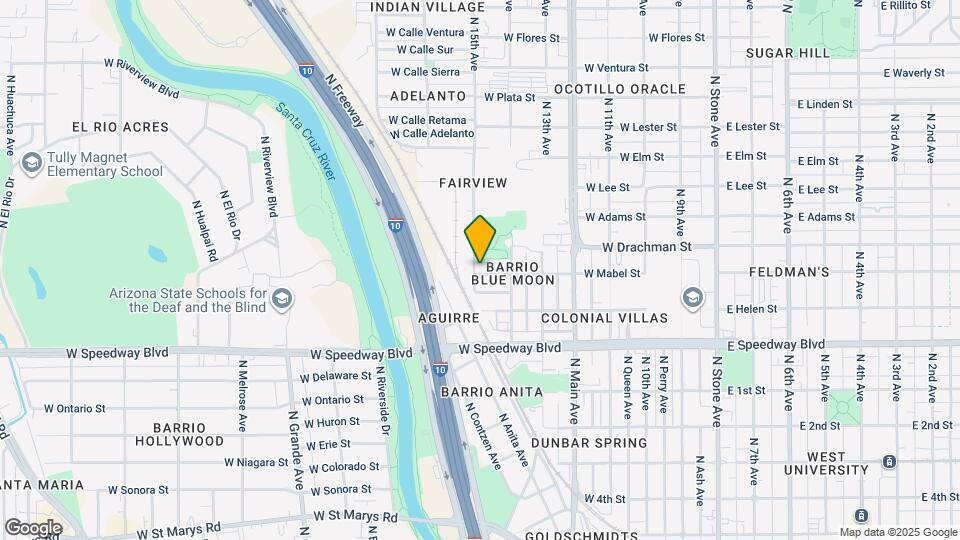 654 W Mabel St Map and Location Details