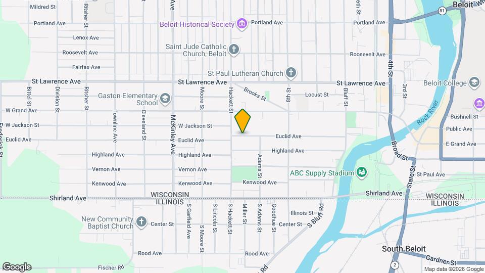 936 Euclid Ave Map and Location Details