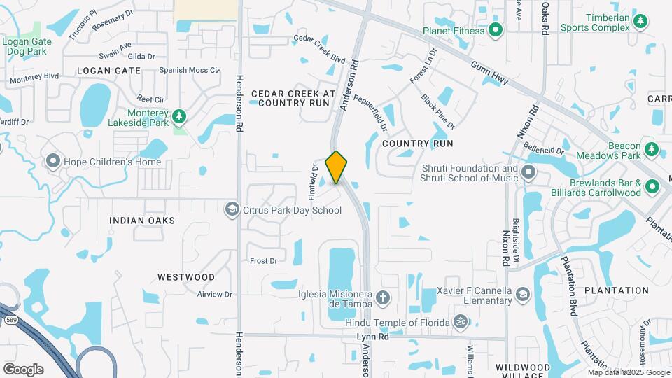 11204 Shadybrook Dr Map and Location Details