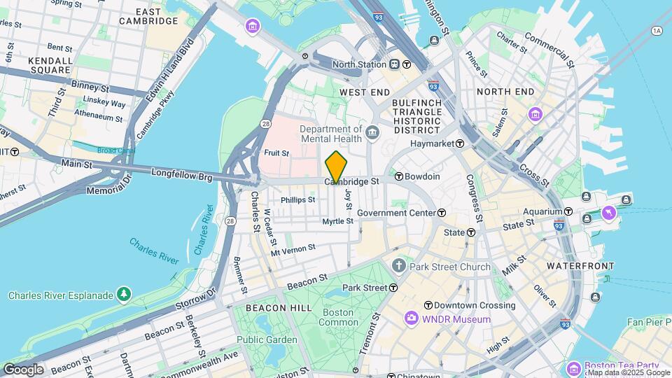 12 S Russell St, Unit 1 Map and Location Details