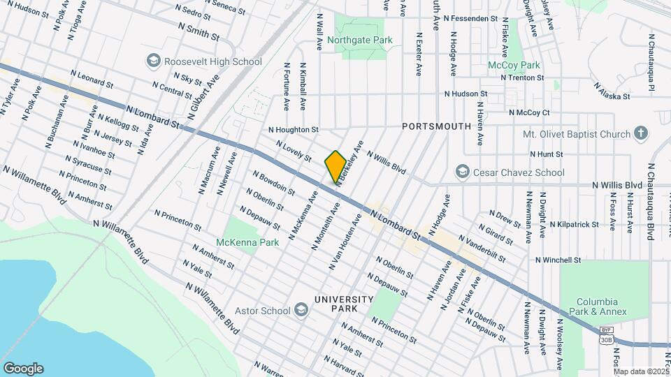 7511 N Berkeley Ave Mapa y Detalles de la Ubicación