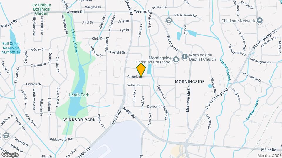 4120 Canady St Map and Location Details