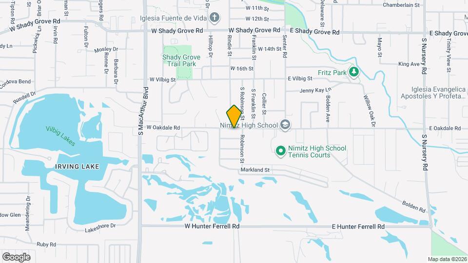 512 W Oakdale Rd Map and Location Details