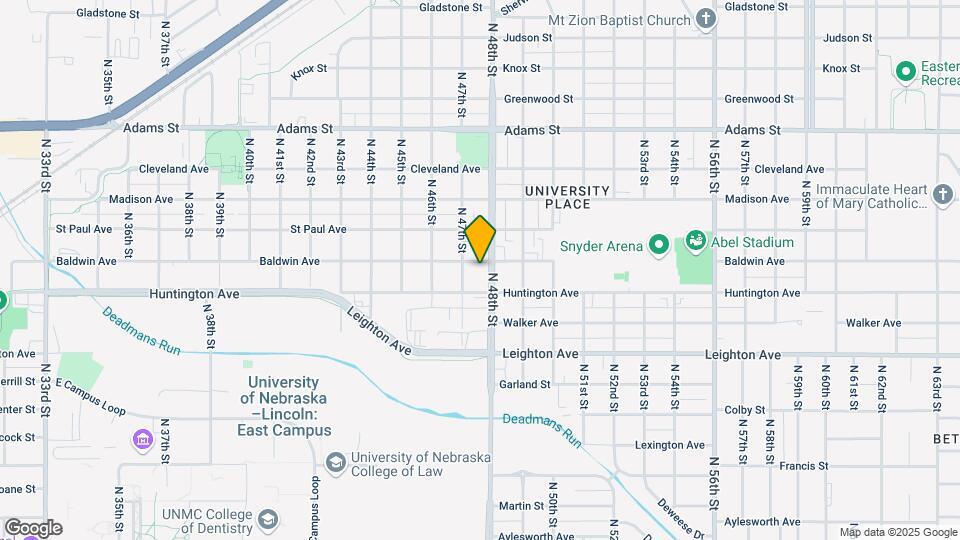 4727 Baldwin Ave Map and Location Details