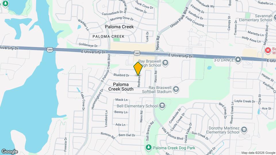 1732 Bluebird Dr Map and Location Details