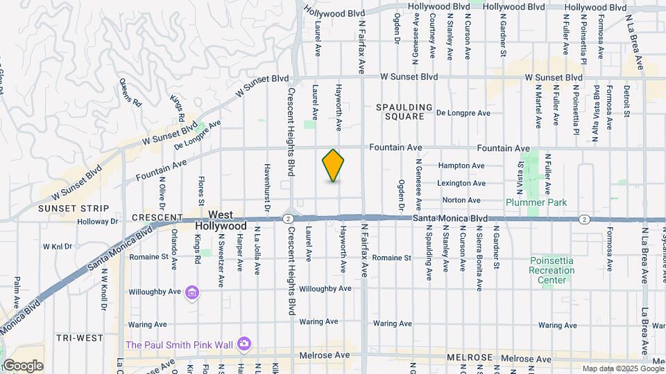 1215 Hayworth Ave Map and Location Details