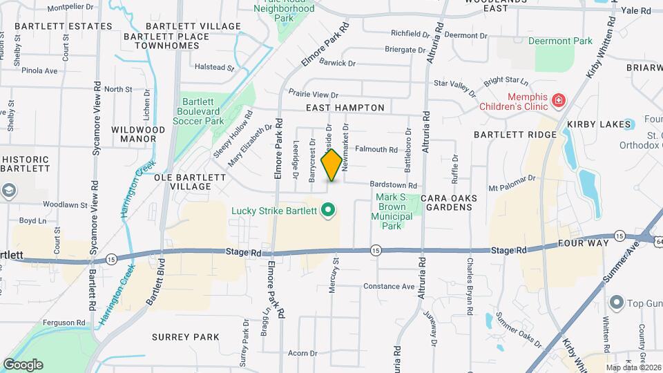 3016 Ingleside Dr Map and Location Details