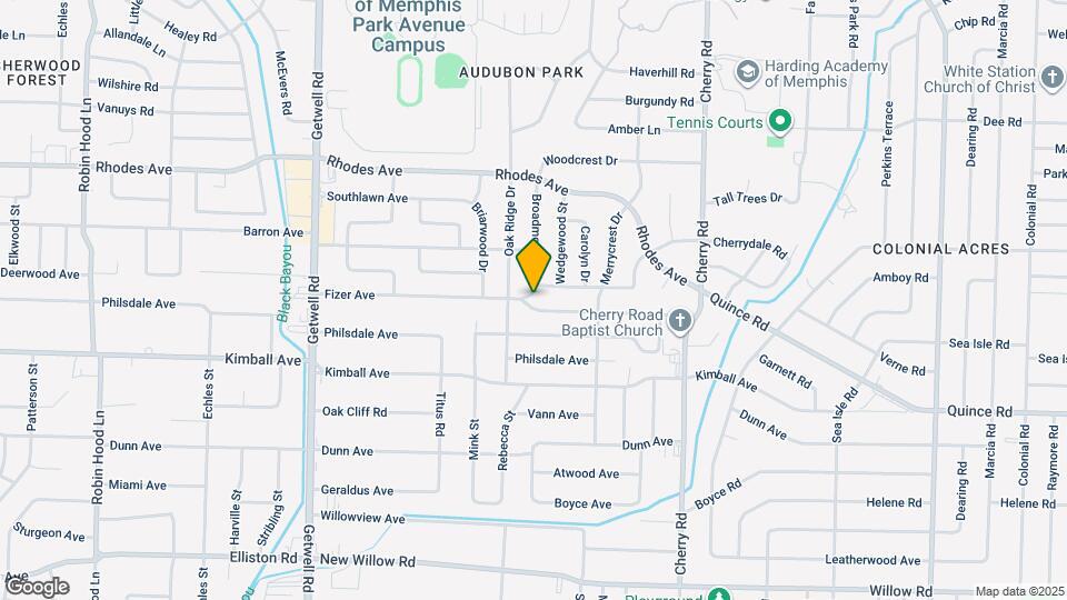 4194 Fizer Ave Map and Location Details