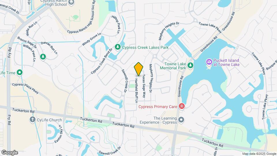 10506 Hartfield Bluff Ln Map and Location Details