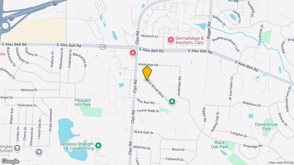7205 Forest Brook Blvd Map and Location Details