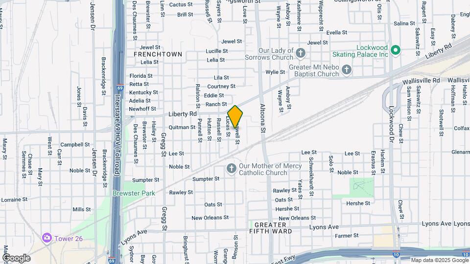 2315 Leffingwell St Map and Location Details