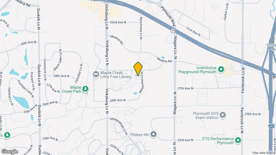 2785 Ranchview Ln N Map and Location Details