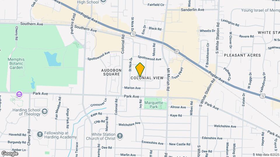 4872 Carnes Ave Map and Location Details