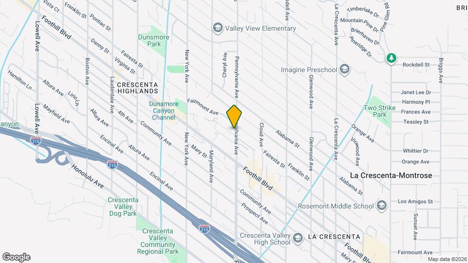 3205 Fairesta St, Unit A Map and Location Details