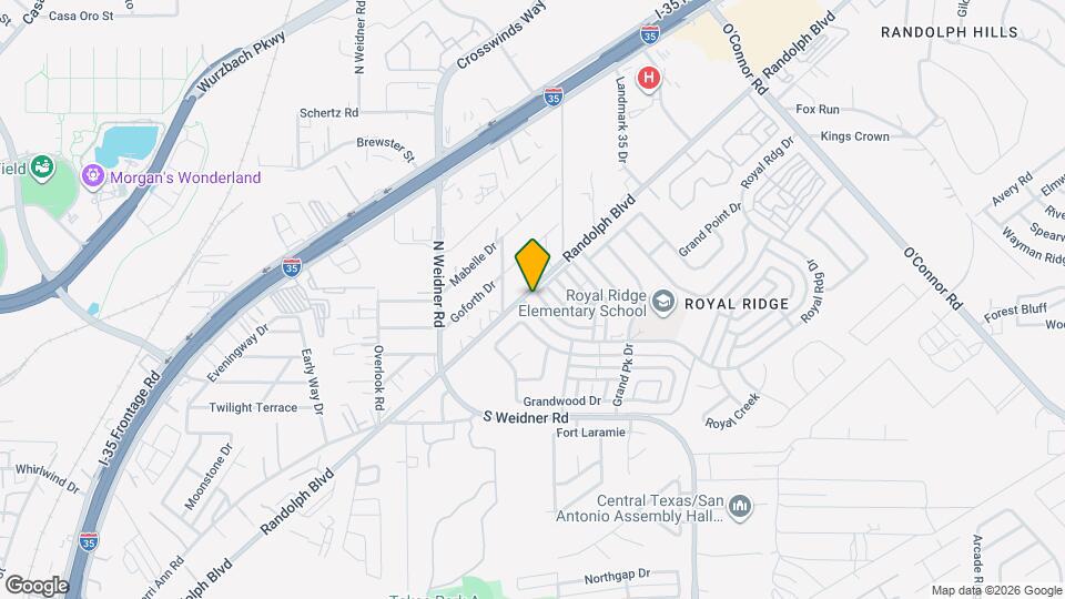 5801 Royal Rdg Dr Mapa y Detalles de la Ubicación