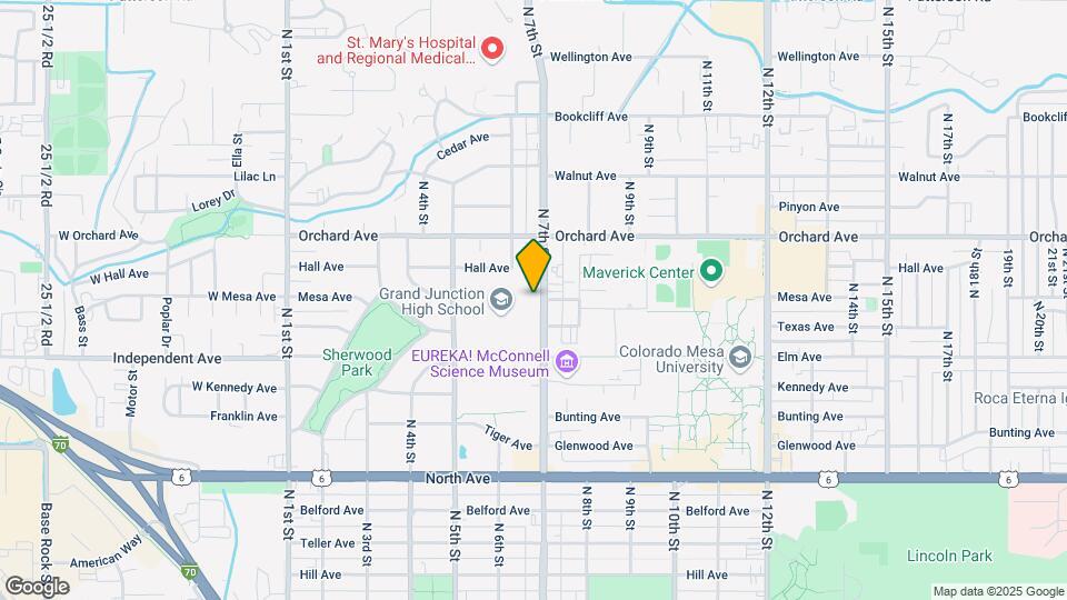 1645 N 7th St Map and Location Details