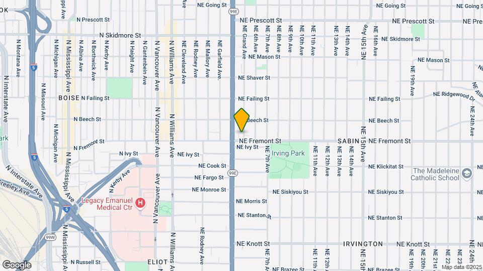 3523 NE Grand Ave Map and Location Details