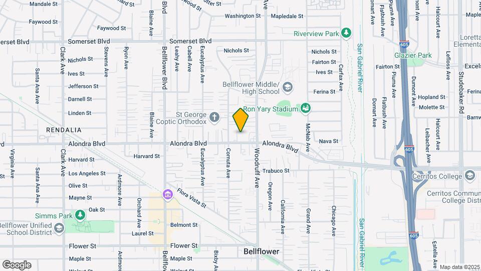 10131 Alondra Blvd Map and Location Details