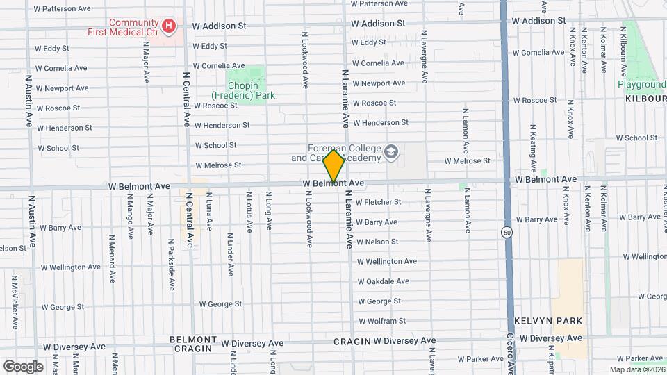 5221 W Belmont Ave Map and Location Details