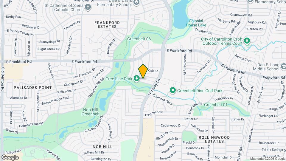 1835 Tree Line Dr Mapa y Detalles de la Ubicación