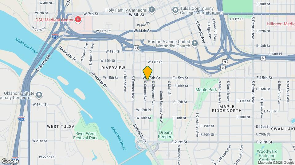 1515 S Carson Ave Map and Location Details