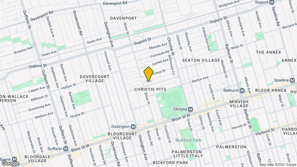 122 Pendrith St Map and Location Details