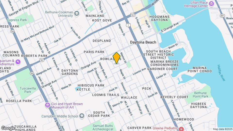 550 Live Oak Ave-Unit -552 Live Oak - Back Unit Map and Location Details