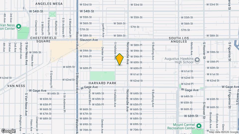 1441 W 60th Pl, Unit 1441 W 60th Pl Mapa y Detalles de la Ubicación