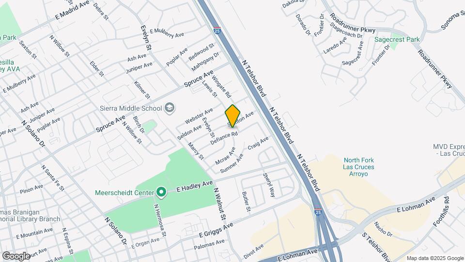 1877 Defiance Rd Map and Location Details