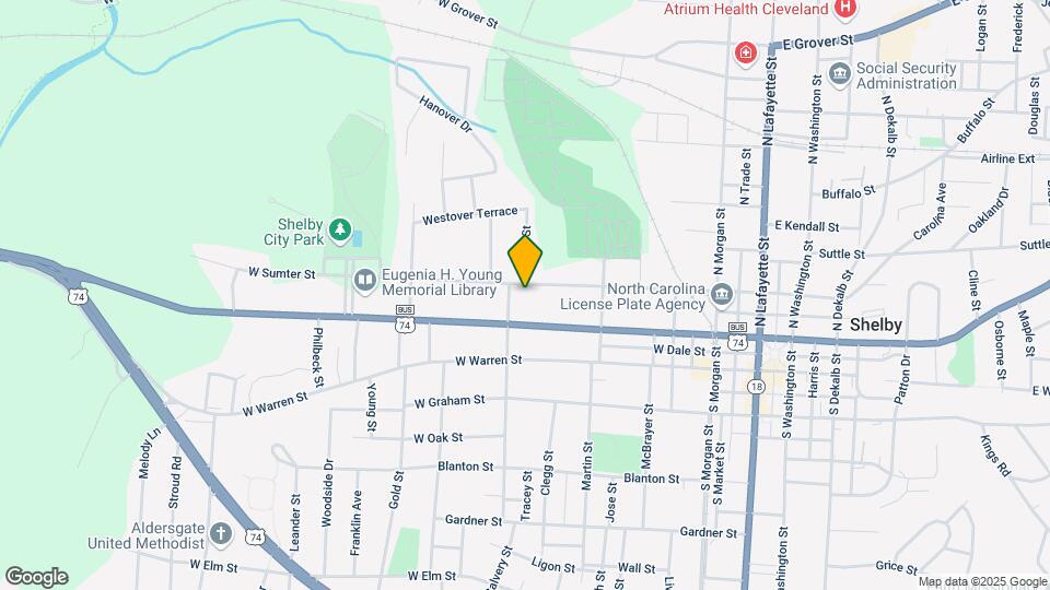 541 W Sumter St Map and Location Details